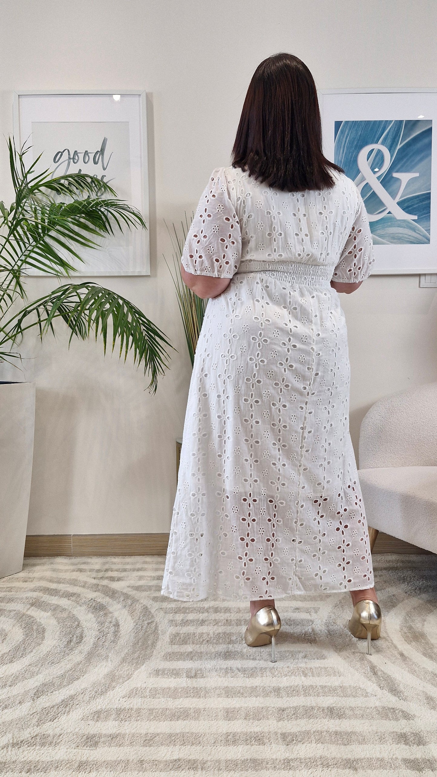 Robe dentelle blanche CELIA