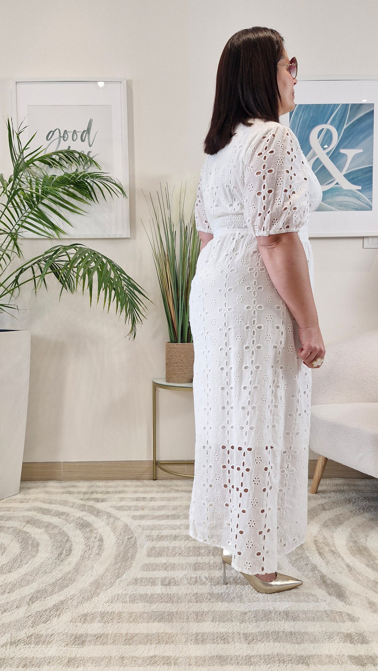 Robe dentelle blanche CELIA