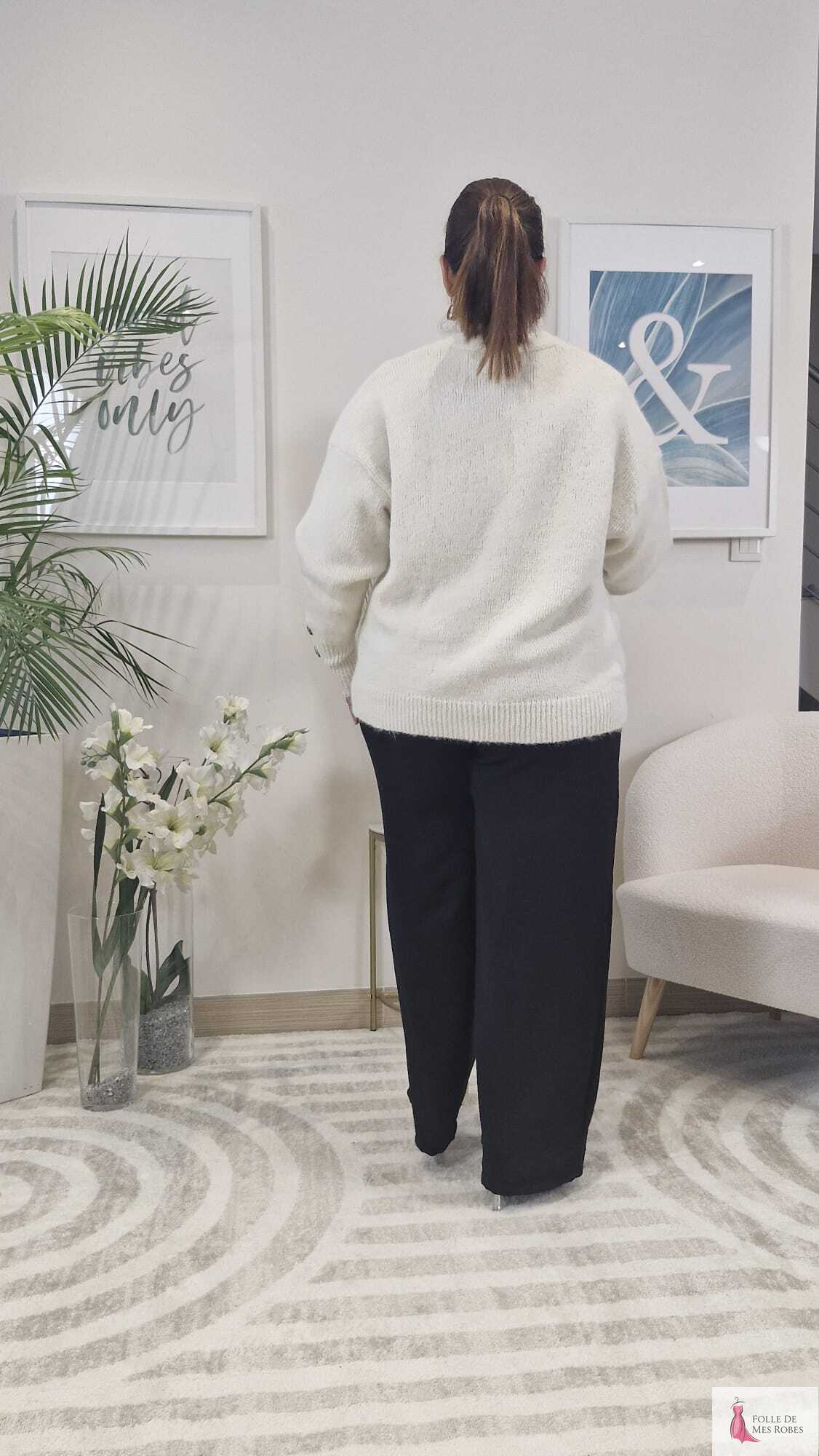 Gilet Femme Crème CLARA