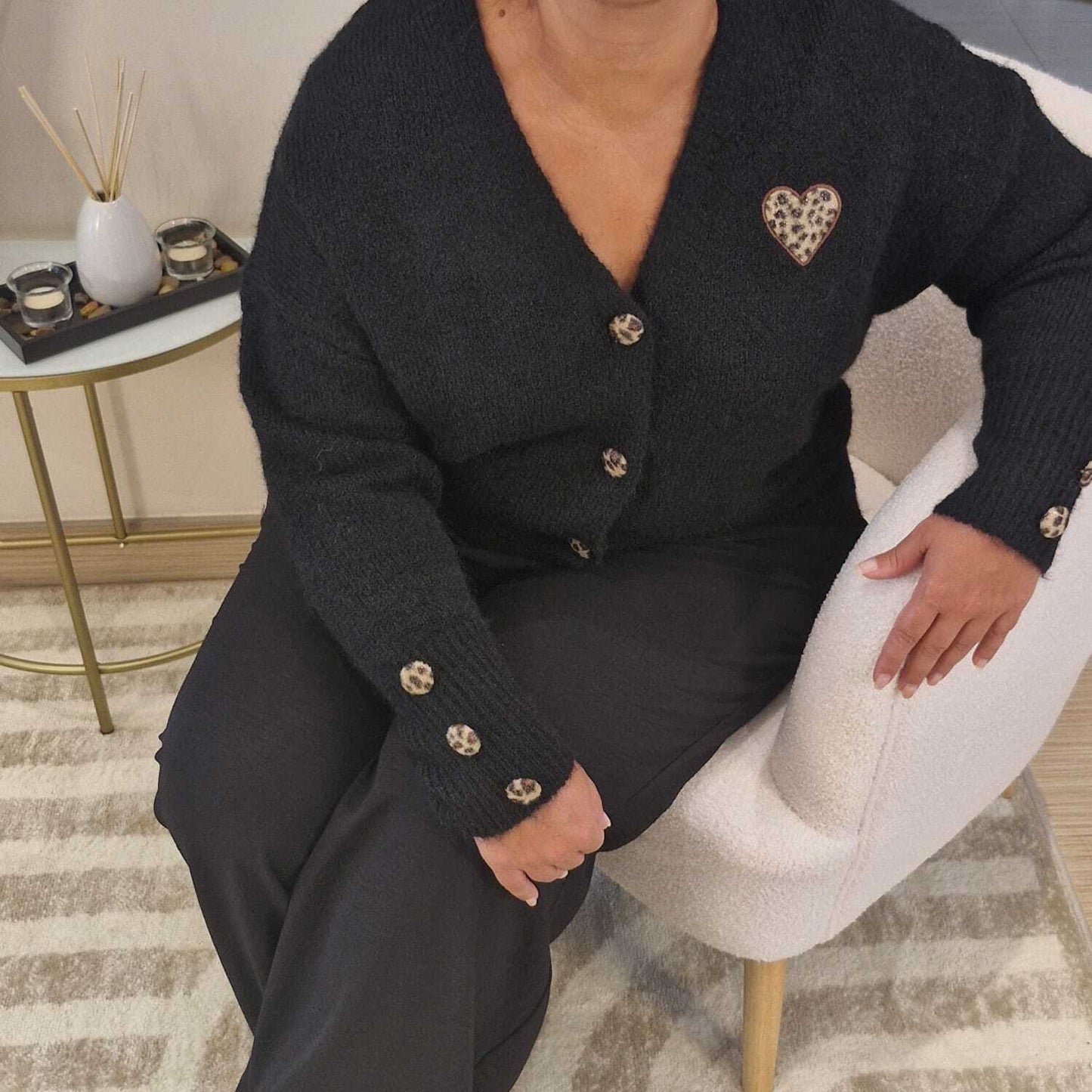 Gilet Femme Noir ANAIS